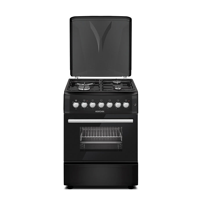 BRUHM GAS COOKER BLACK BGC-66M31ORNN - BrandCart Kenya